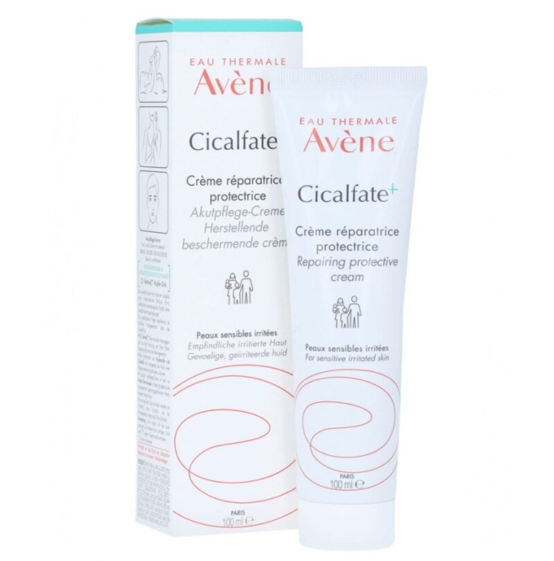 Avene Cicalfate Repairing Protective Cream For Sensitive Irritated Skin 100ml کرم ترمیم کننده سیکالفیت اون برای پوست های حساس و تحریک شده 100 میلی لیتر - Image 1
