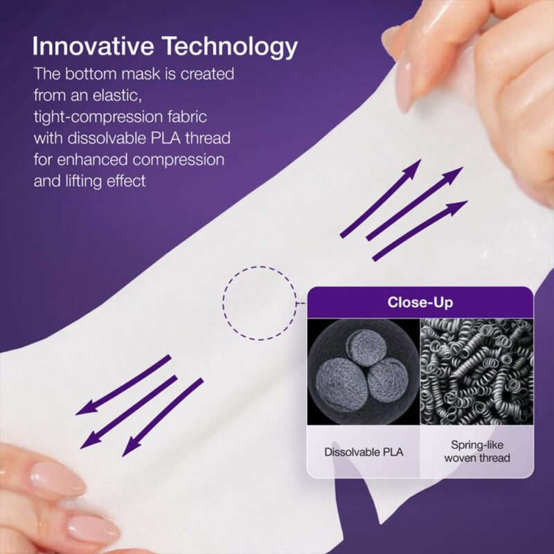 ماسک ضد چروک بایو لیفتینگ شماره 9 نامبوزین Numbuzin No.9 Sheet Mask NAD+ BIO Lifting-sil Full Face Mask - Image 10