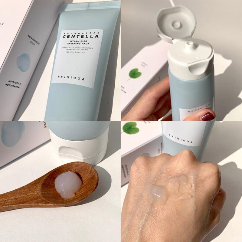 ماسک خواب آبرسان هیالو سیکا سنتلا اسکین 1004 SKIN1004 Madagascar Centella Hyalu-Cica Sleeping Pack - Image 3