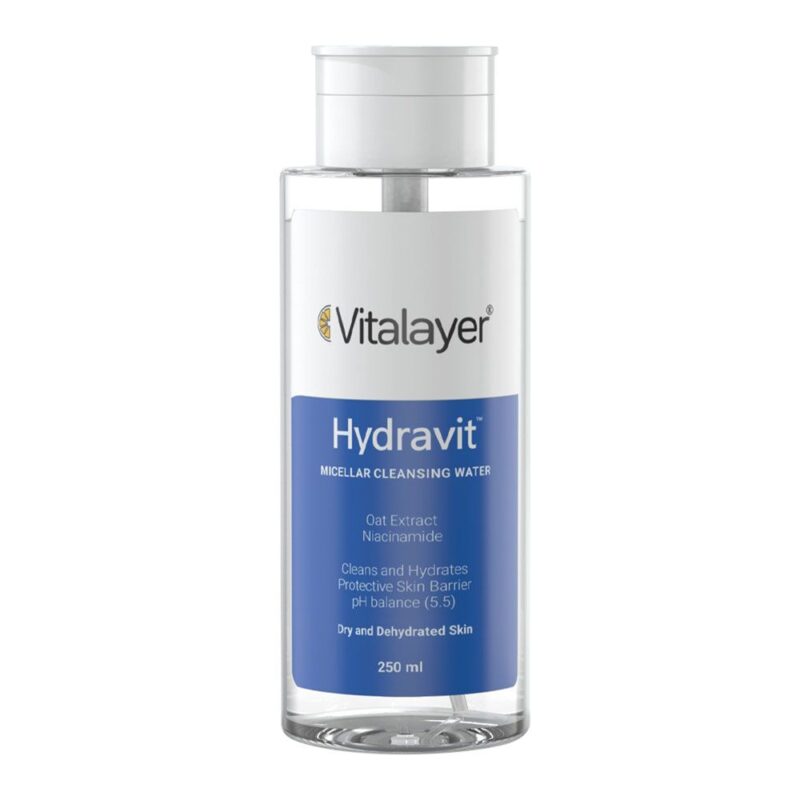 VITALAYER Hydravit micellar cleansing water 250 ml میسلار واتر پاک کننده آرایش ویتالیر VITALAYER Hydravit حجم 250 میل - Image 1