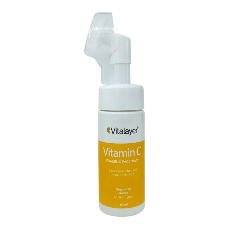 VITALAYER Vitamin C Foaming face wash 150ml فوم شستشوی ویتامین سی ویتالیر VITALAYER Vitamin Cحجم 150 میل - Image 1