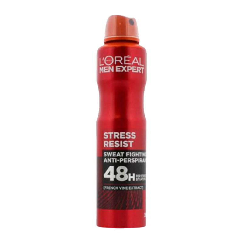 اسپری ضد تعریق مردانه لورآل L'Oreal Stress Resist حجم 250 میل - Image 1