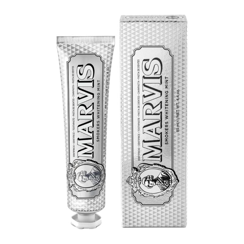 خمیر دندان سفید کننده مارویس Marvis Smokers Whitening Mint مناسب افراد سیگاری حجم 85 میل - Image 1