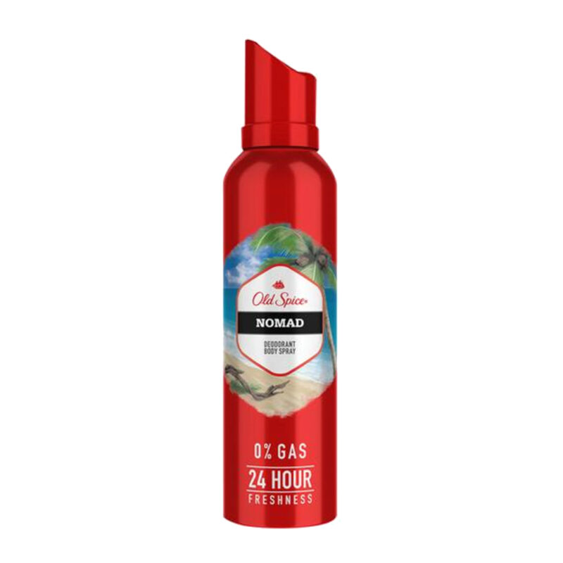 old-spice-nomad-deodorant-body-spray-140ml اسپری ضد تعریق اولد اسپایس Old Spice Nomad رایحه گرم و شیرین حجم 140 میل - Image 1