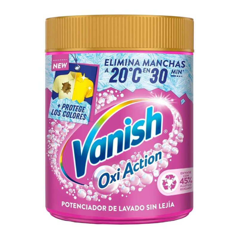 vanish-oxi-action-color-enhancer-powder-1450gr پودر لکه بر لباس ونیش Vanish Oxi Action بهبود دهنده رنگ لباس وزن 1450 گرم - Image 1