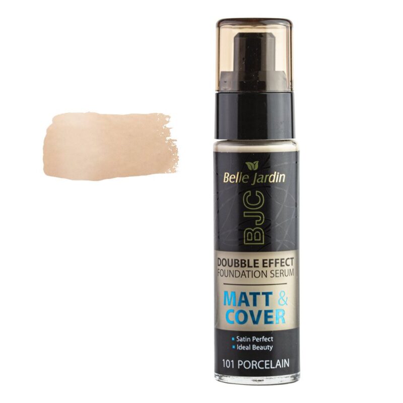 کرم پودر بل جاردین شماره 101 رنگ پورسلن Belle Jardin Matt & Cover Double Effect حجم 30 میل - Image 1