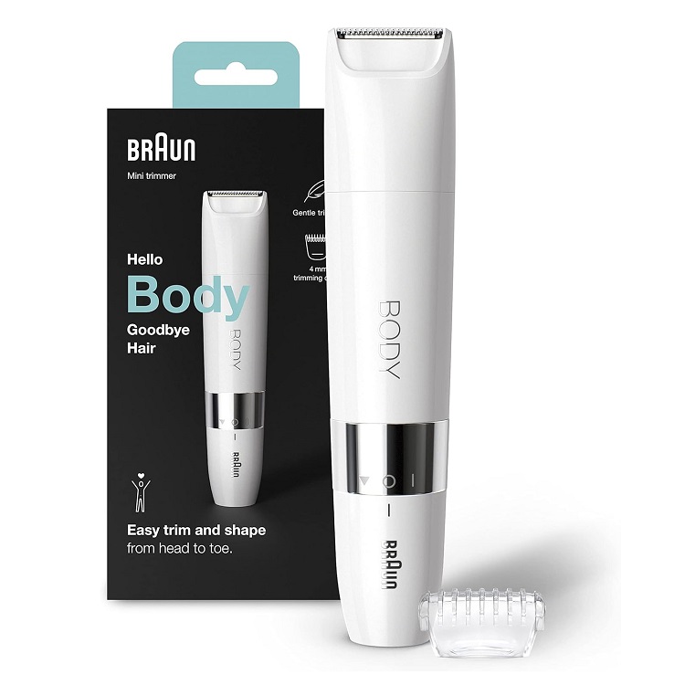 Braun TONDEUSE MINI BODY Body Trimmer s1000 ماشین اصلاح موی بدن بانوان و آقایان براون مدل BS1000 - Image 1