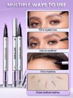 هاشور و لمینت دوسر ابرو شیگلم SHEGLAM Real Flow Laminating Brow Pen رنگ Chocolate - Image 2
