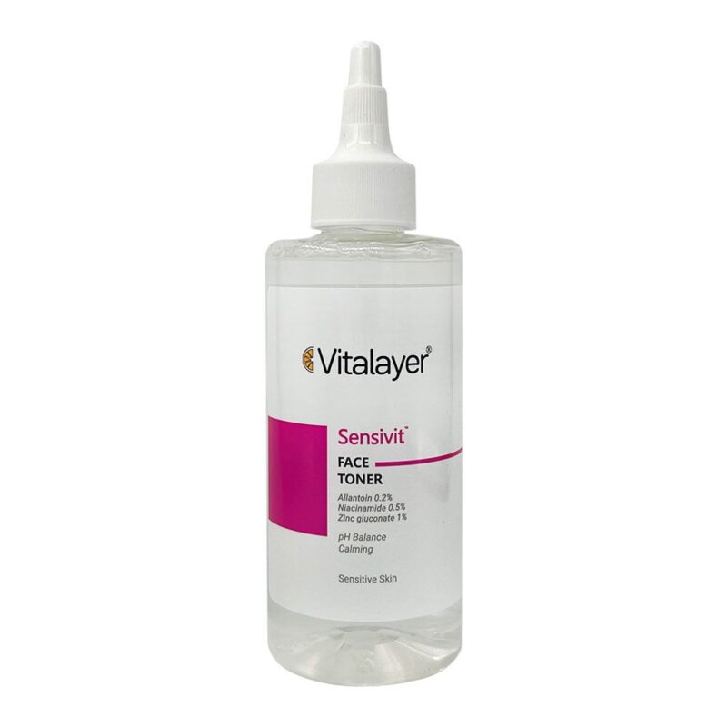VITALAYER Sensivit Face Toner wash 200 ml تونر پاک کننده صورت پوست حساس سنسی ویت ویتالیر VITALAYER Sensivit Face Toner wash حجم 200 میل - Image 1