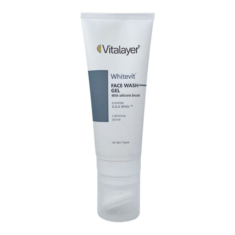 ژل براش شستشوی صورت وایت ویت ویتالیر VITALAYER Whitevit Face Wash Gel حجم 200 میل - Image 1