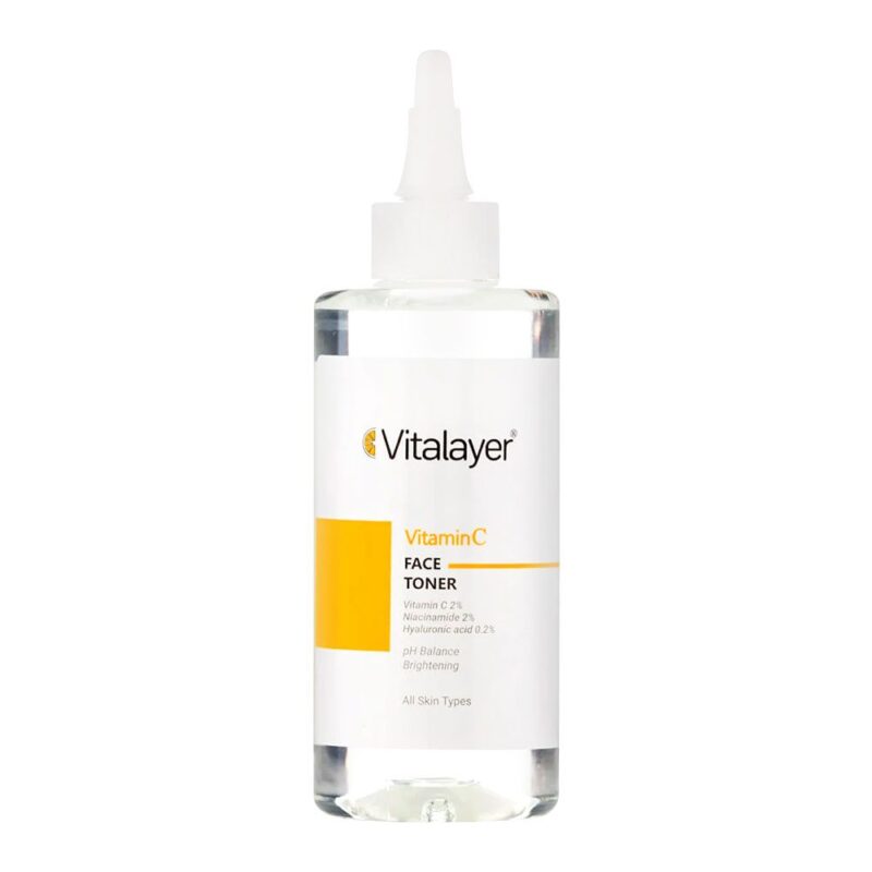 Vitalayer vitamin c face toner 200 ml تونر صورت ویتامین C ویتالیر Vitalayer vitamin c face toner حجم 200 میل - Image 1