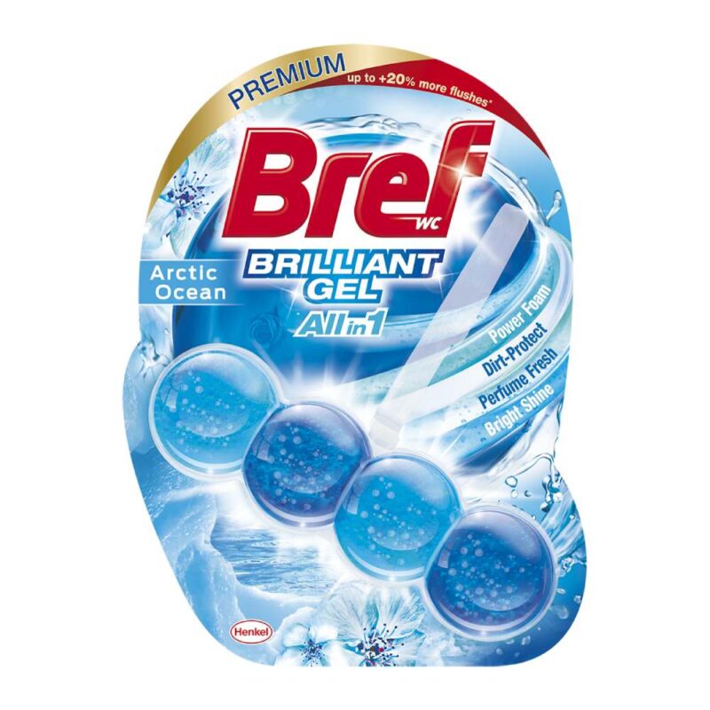 خوشبو کننده ژله ای توالت فرنگی Bref Arctic Ocean رایحه اقیانوس وزن 42 گرم - Image 1