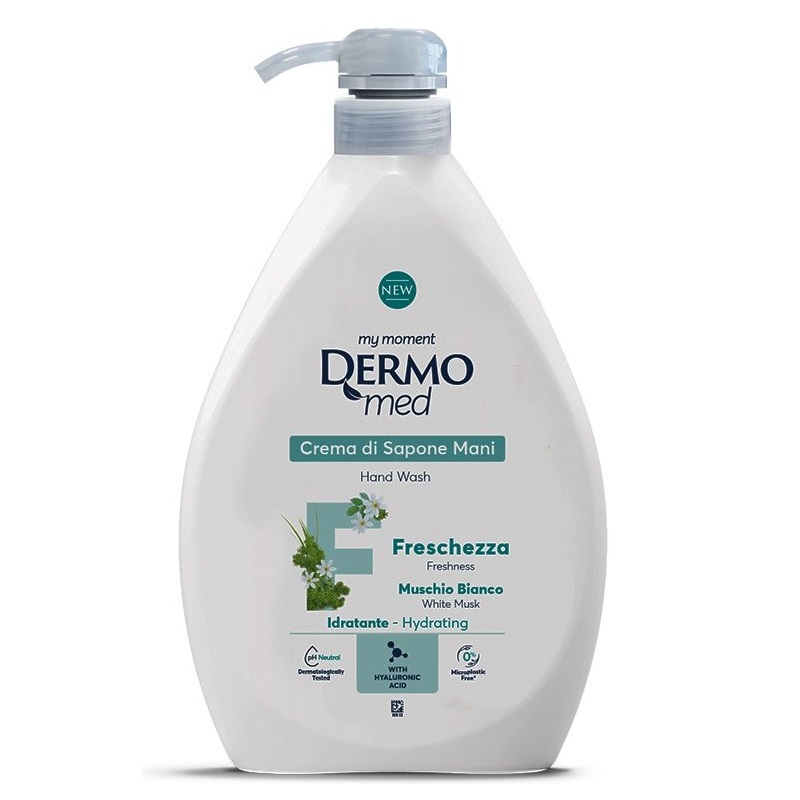 ermomed-freschezza-hand-soap-1000ml مایع دستشویی درمومد Dermomed Freschezzaحجم 1000 میل - Image 1