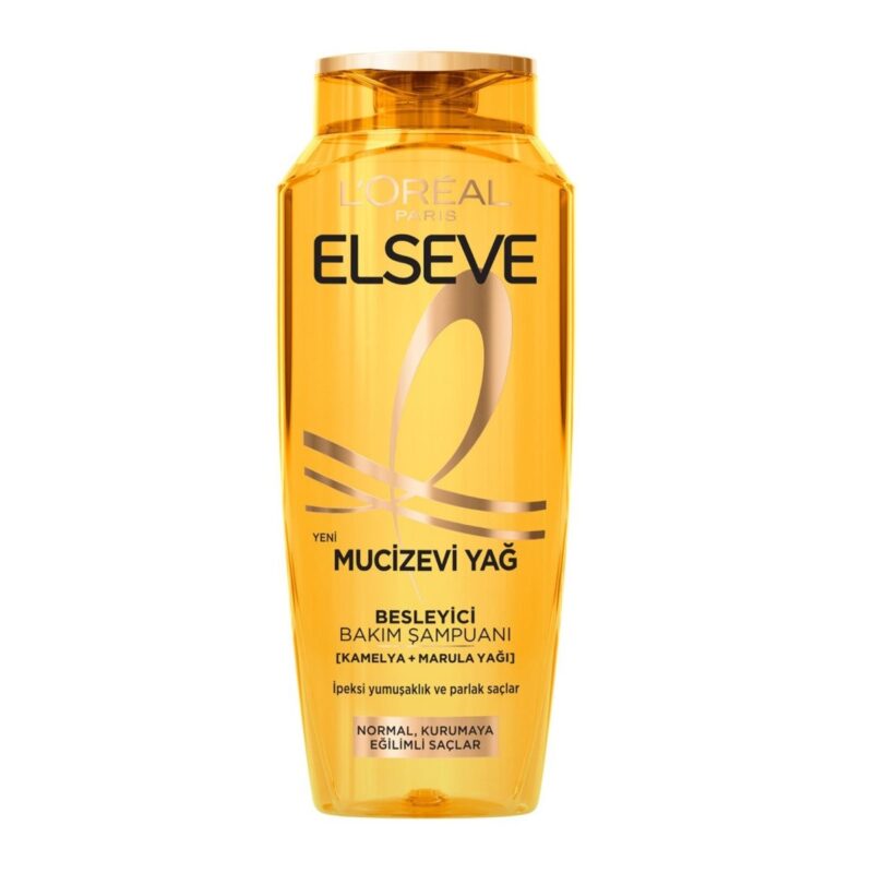 loreal-camellia-and-marula-oil-shampoo-for-normal-and-dry-hair-300-ml شامپو موهاي نرمال و خشك روغن كامليا و مارولا لورال loreal elseve camellia and marula oil shampoo حجم 300 ميل - Image 1