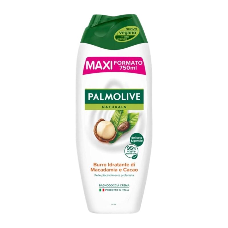 palmolive-burro-idratante-di-macadamia-e-cacao-shower-cream-750ml شامپو بدن پالمولیو Palmolive Burro Idratante Di Macadamia E Cacao حجم 750 میل - Image 1