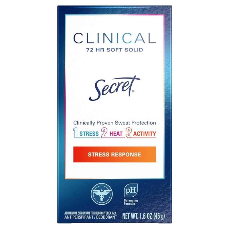 استیک ضد تعریق سکرت Secret Clinical 72h stress response stick حجم 45 گرمی - Image 1