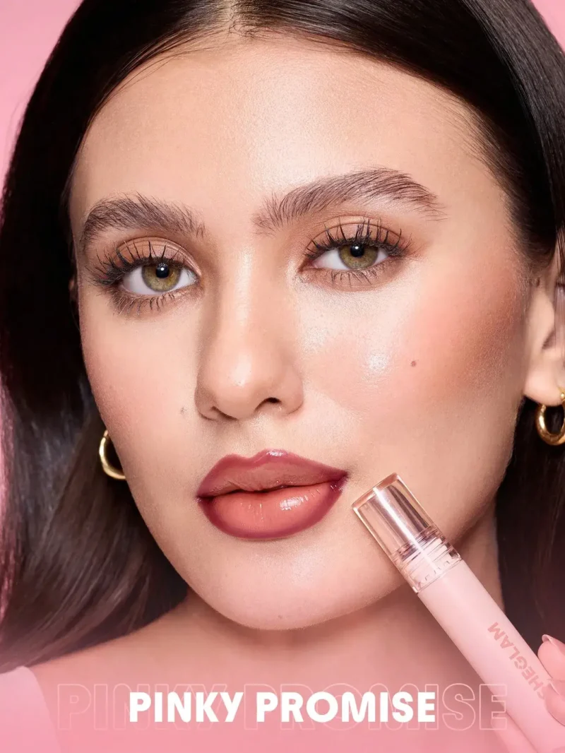 خط لب پیل آف شیگلم sheglam رنگ Pinky Promise - Image 3
