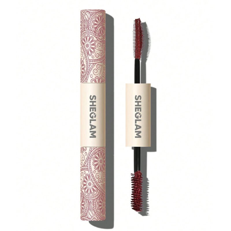 ریمل ضد آب دوسر شیگلم بلند کننده و حجم دهنده رنگ قرمز SHEGLAM Waterproof BURGUNDY - Image 1