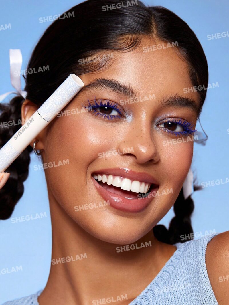 ریمل ضد آب دوسر شیگلم بلند کننده و حجم دهنده رنگ آبی SHEGLAM Waterproof Blue - Image 5