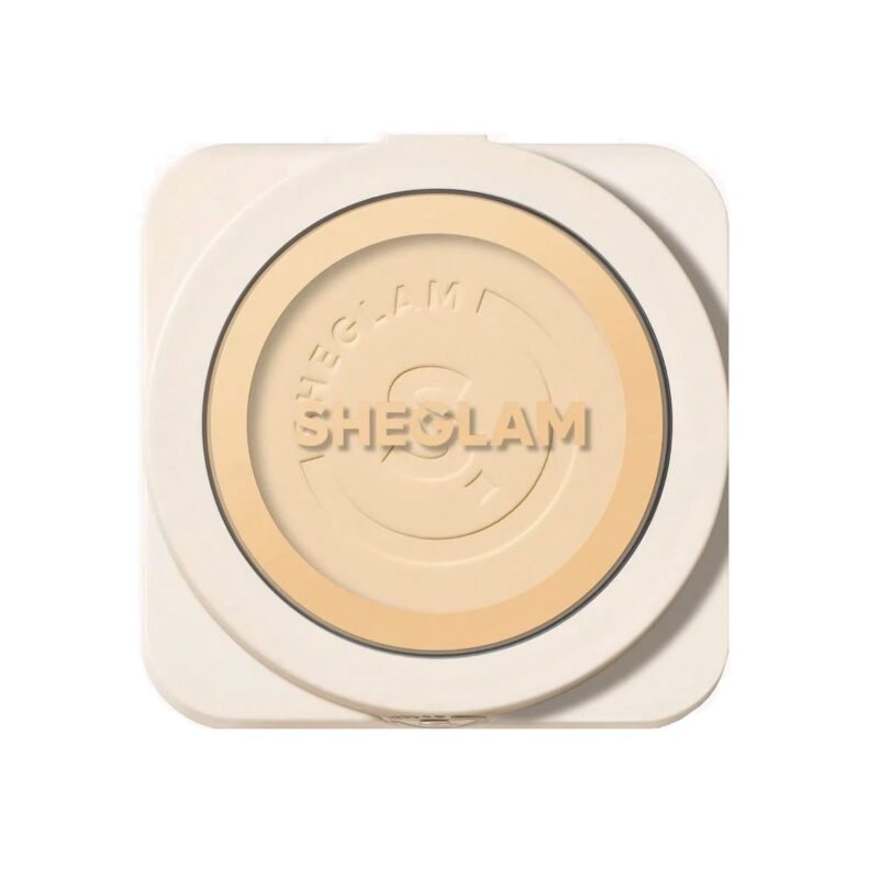 پنکک فشرده مات شیگلم حاوی جوجوبا و کره شی باتر SHEGLAM SKIN FOCUS رنگ Linen - Image 1