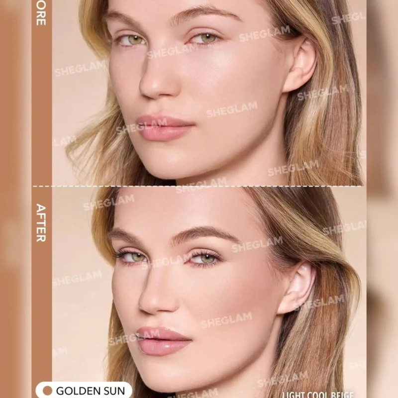 برنزر مایع شیگلم sheglam Sun Beam رنگ Golden Sun حجم 5.2 میل - Image 3