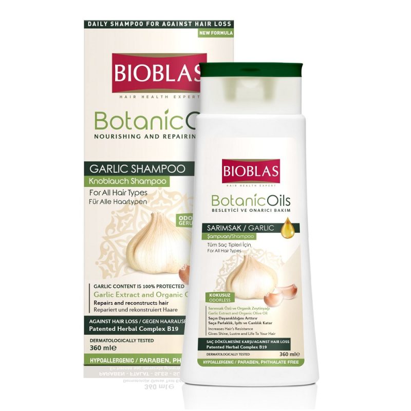 شامپو ترمیم کننده و تغذیه کننده بیوبلاس BIOBLAS Botanic Oils shampoo حجم 360 میل - Image 1