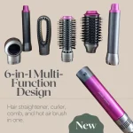 سشوار شش کاره حالت دهنده مو دایسون انزو ENZO PROFESSIONAL ITALY 6 IN 1 طول کابل ۲ متر - Image 3