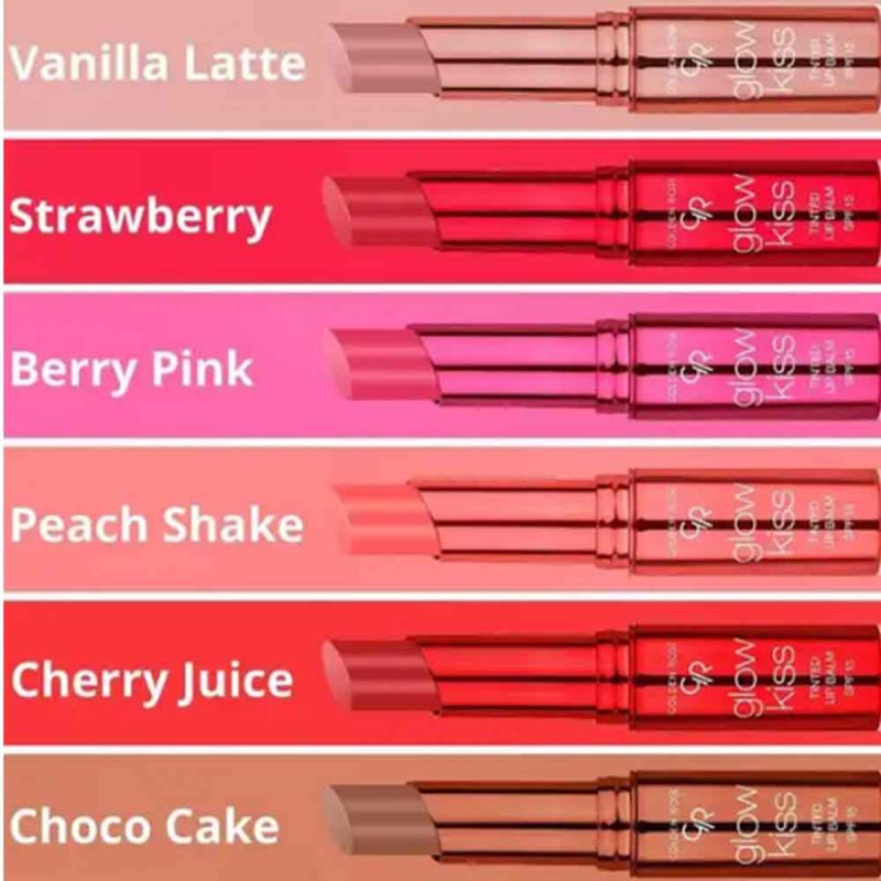 تینت و بالم لب گلدن رز Golden Rose GLOW KISS رنگ CHERRY JUICE - Image 3