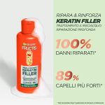 ماسک مو کراتین فیلر گارنیر Garnier Fructis Damage Eraser Keratin Filler حجم 200 میل - Image 4