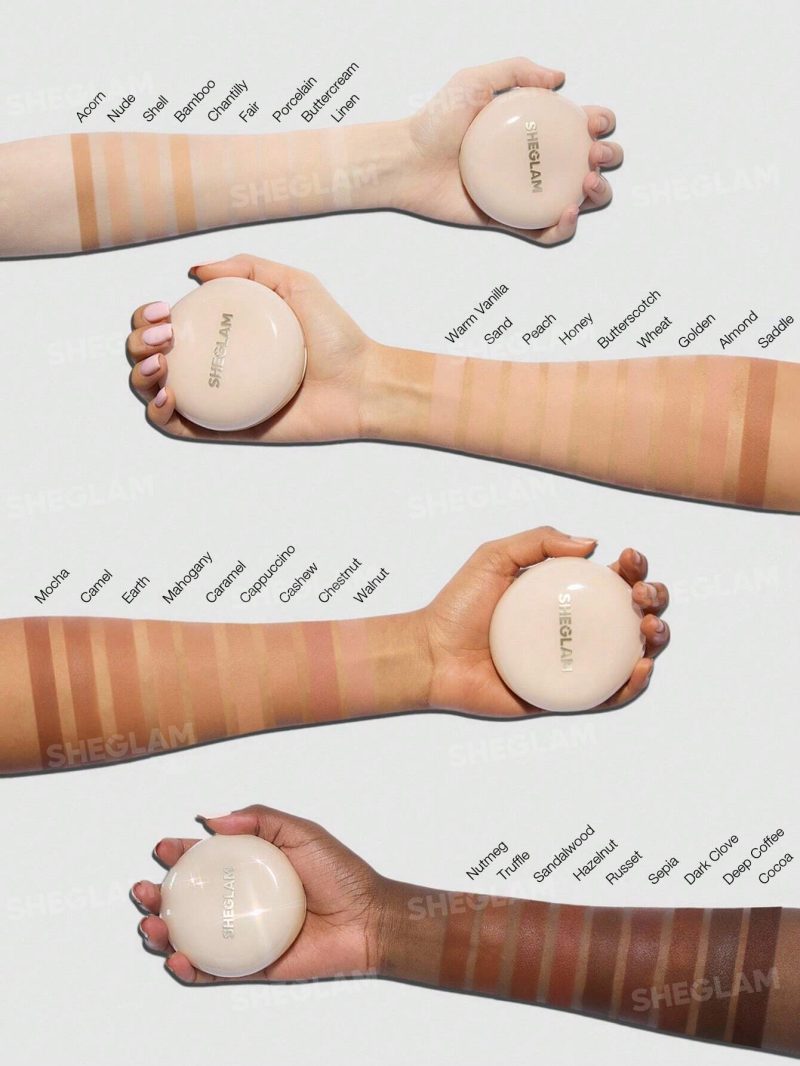 کوشن شیگلم SHEGLAM Lock & Go Cushion Foundation رنگ SHELL - Image 10