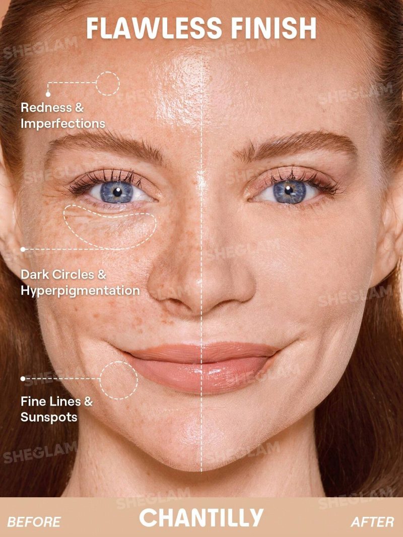 کوشن شیگلم SHEGLAM Lock & Go Cushion Foundation رنگ Chantilly - Image 2