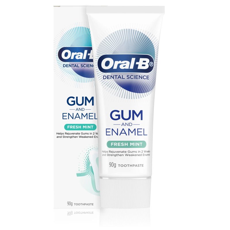 Oral-B Gum and Enamel Fresh Mint Toothpaste 90g خمیردندان اورال بی مناسب دندان های حساس oral-b gum and Enamel Fresh Mint حجم 90 گرم - Image 1