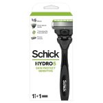 تیغ اصلاح 5 لبه مردانه پوست حساس شیک SCHICK Hydro5 skin protect sensitive بسته 1+1 عددی