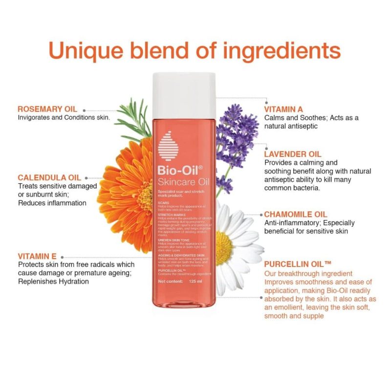 روغن ترمیم کننده پوست بایو اویل Bio Oil Skincare Body Oil حجم 200 میل - Image 3