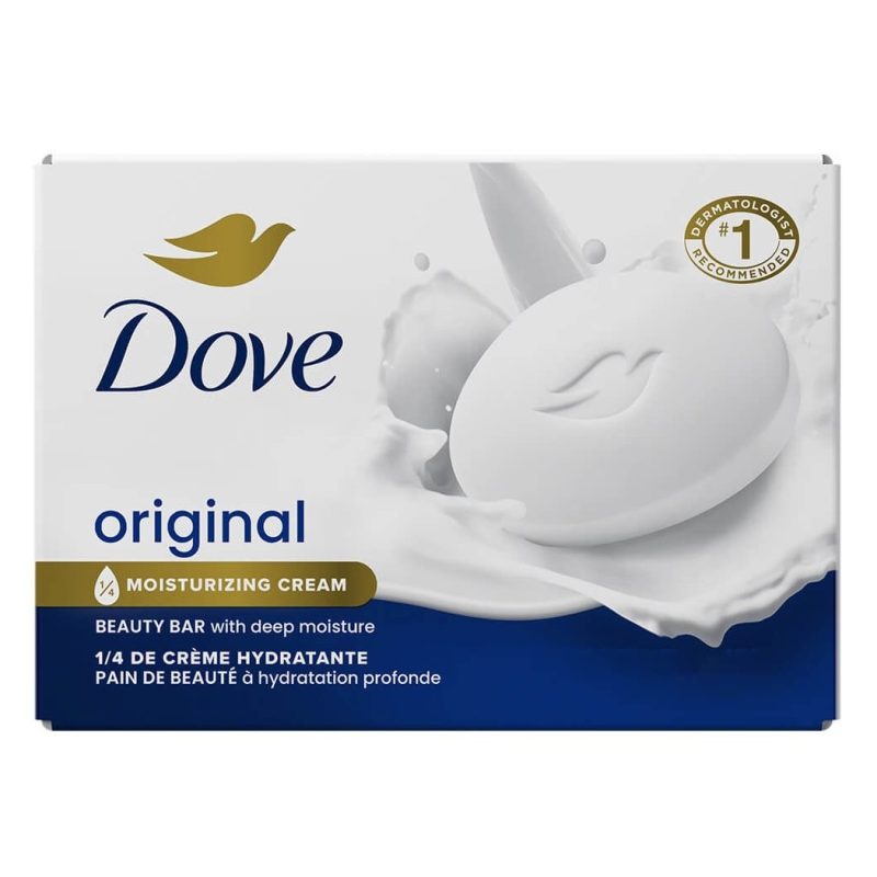 صابون داو رایحه شیر مدل Dove Original وزن 135 گرم - Image 1