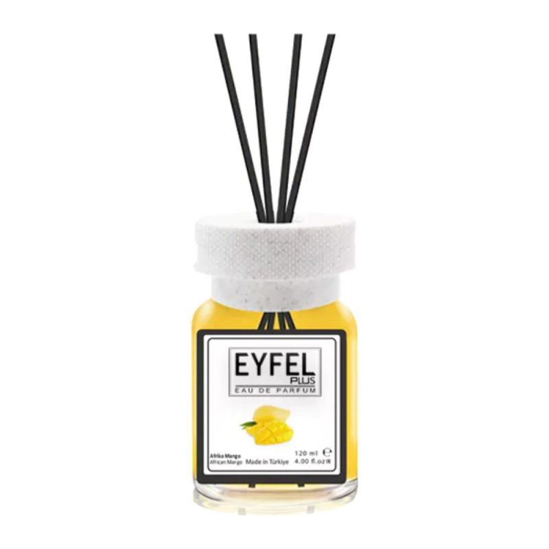 eyfel-plus-african-mango-afrika-mango-reed-diffuser-120ml خوشبو کننده هوا ایفل رایحه انبه آفریقایی Eyfel Plus Afrika Mango حجم 120 میل - Image 1