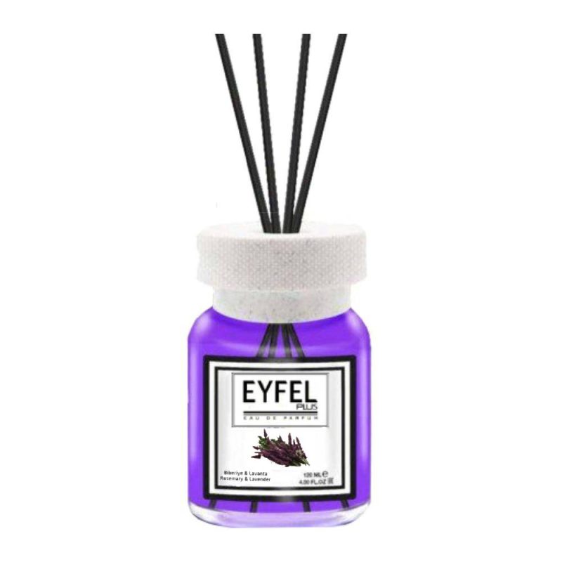 eyfel-plus-biberiye-and-lavanta-rosemary-and-lavender-reed-diffuser-120ml خوشبو کننده هوا ایفل رایحه رزماری و لوندر Eyfel Plus Rosemary And Lavender حجم 120 میل - Image 1