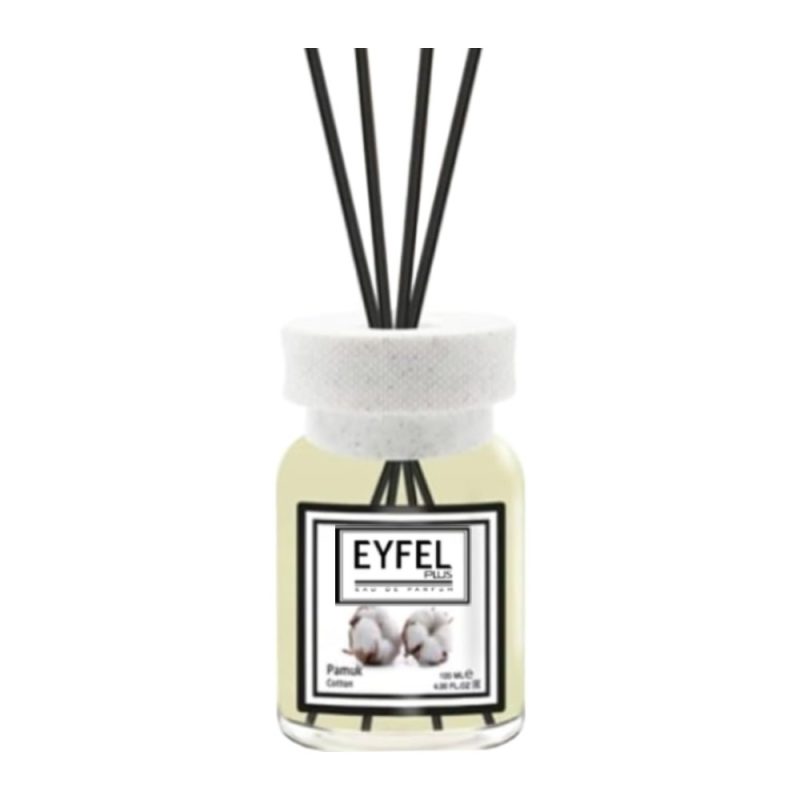 eyfel-plus-pamuk-cotton-reed-diffuser-120ml خوشبو کننده هوا ایفل رایحه پنبه Eyfel Plus Cotton حجم 120 میل - Image 1