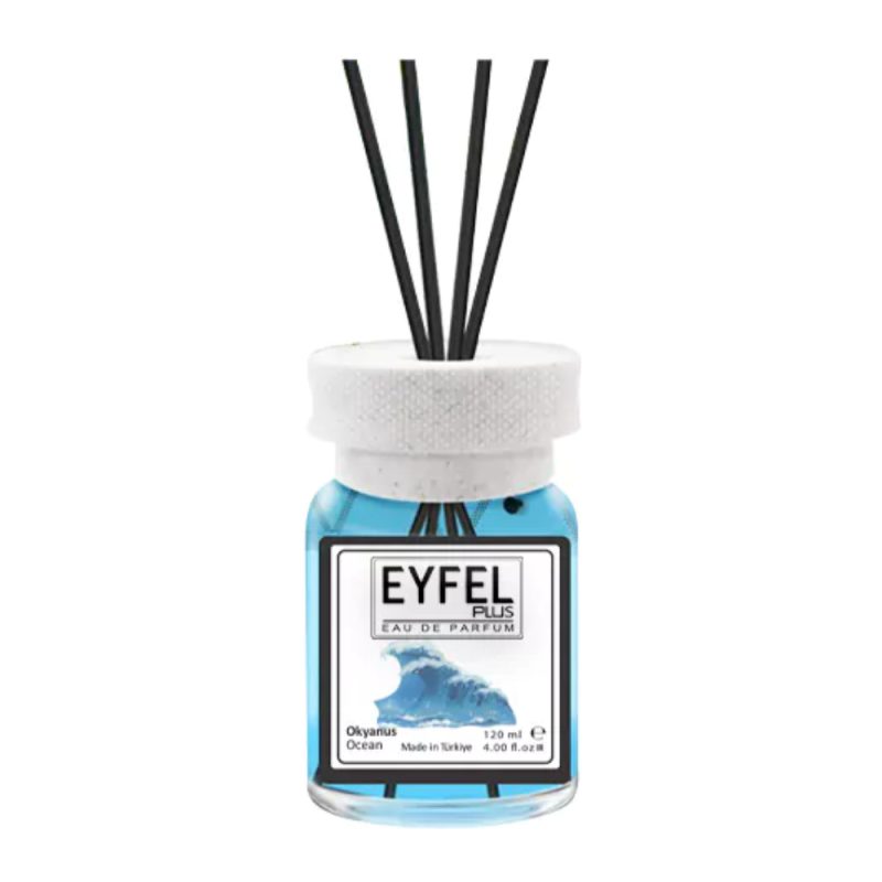 eyfel-plus-reed-diffuser-ocean-120ml خوشبو کننده هوا ایفل رایحه اقیانوس Eyfel Plus Ocean حجم 120 میل - Image 1