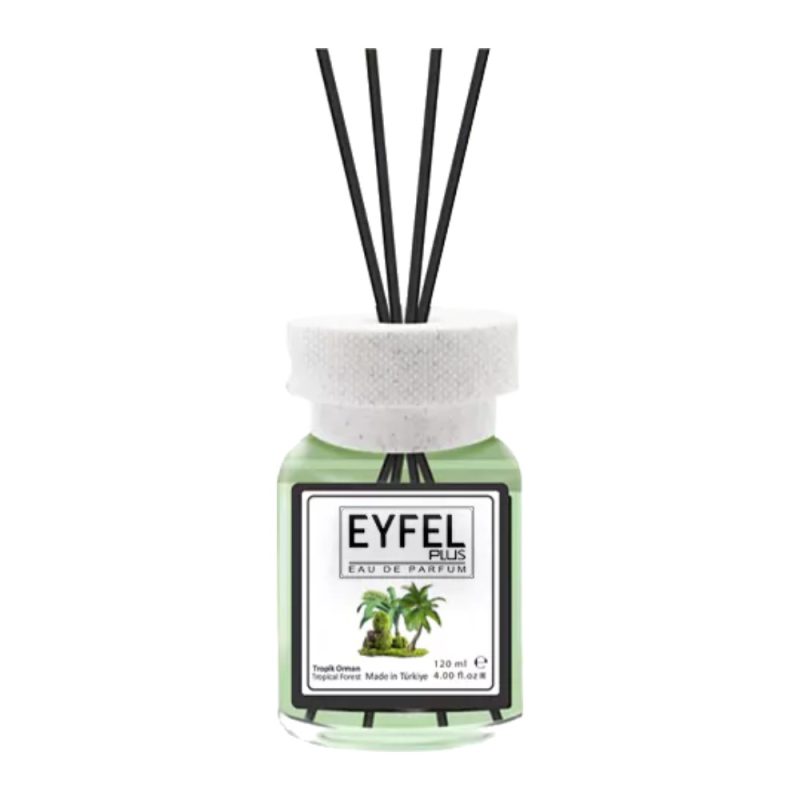 eyfel-plus-reed-diffuser-tropik-orman-tropical-forest-120ml خوشبو کننده هوا ایفل رایحه جنگل استوایی Eyfel Plus Tropical Forest حجم 120 میل - Image 1