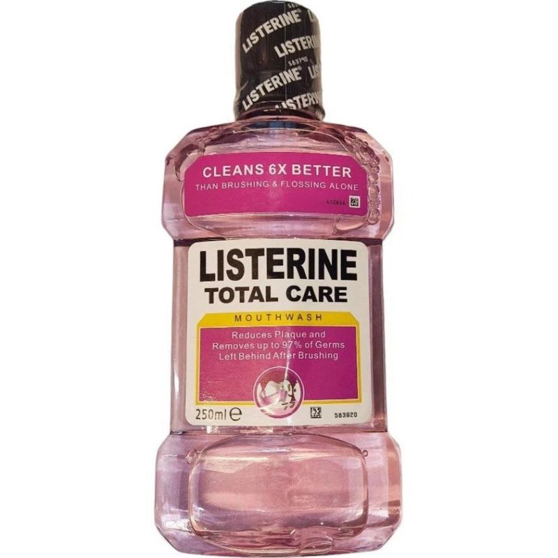 دهان‌ شویه از بین برنده باکتری و جرم لیسترین Listerine Total Care حجم 250 میل - Image 2