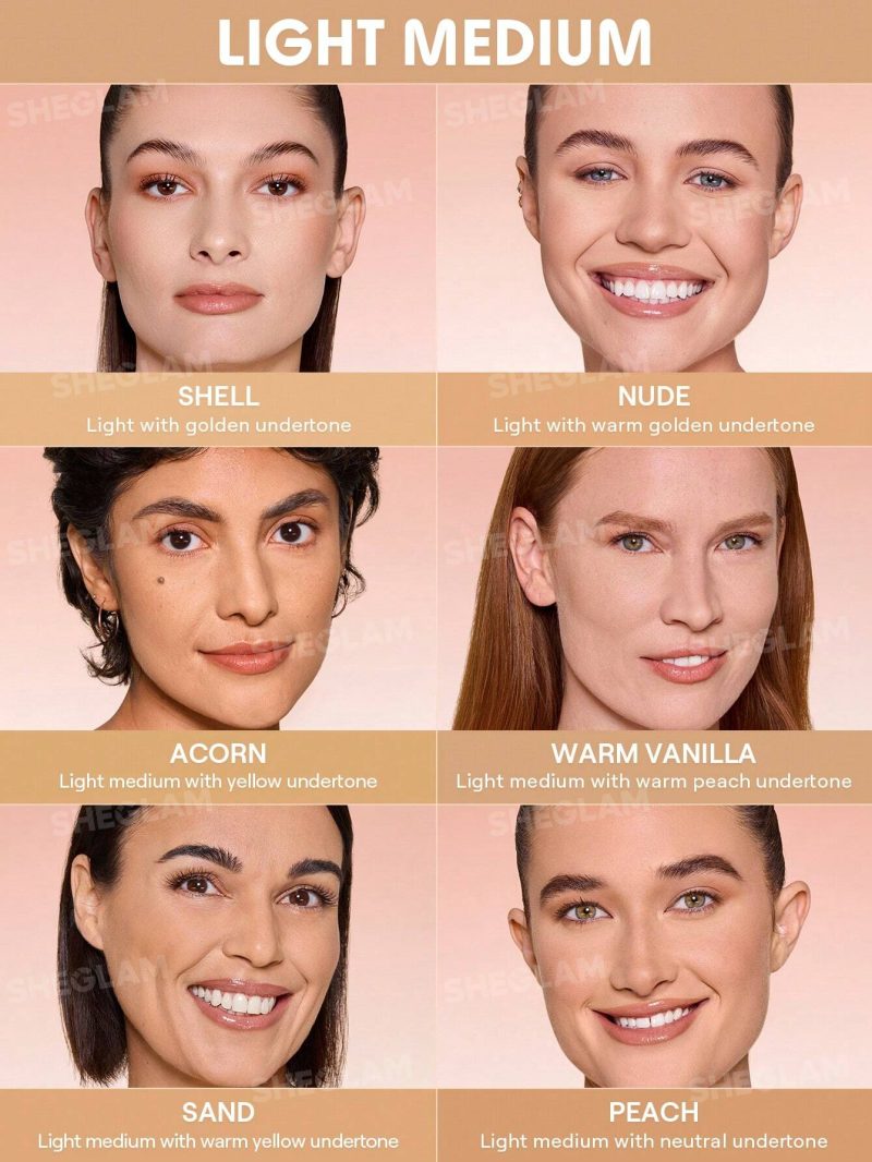 کوشن شیگلم SHEGLAM Lock & Go Cushion Foundation رنگ SHELL - Image 11