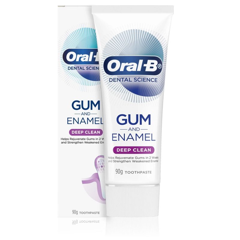 oral-b-gum-and-enamel-deep-clean-toothpaste-90g خمیردندان اورال بی مناسب دندان های حساس oral-b gum and Enamel Deep Clean حجم 90 گرم - Image 1