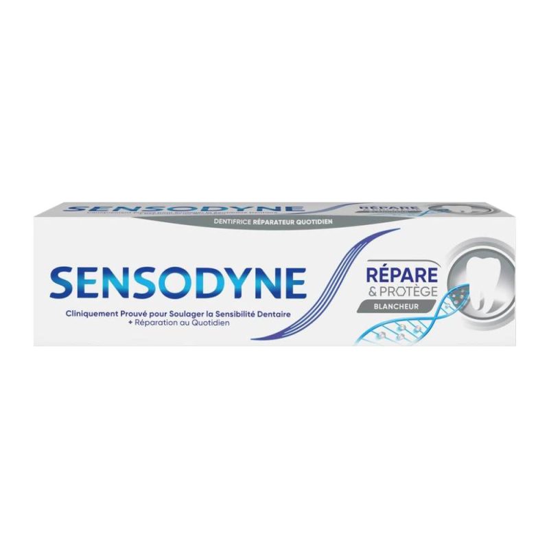 sensodyne-repare-and-protege-blancheur-toothpaste-75ml خمیر دندان ترمیم کننده و سفید کننده سنسوداین حجم 75 میل - Image 1