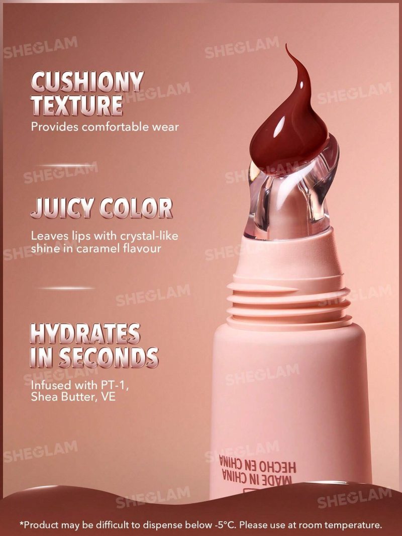 لیپ گلاس کریستالی آبرسان شیگلم Sheglam Crystal Glaze رنگ Cocoa Cookie حجم 10 میل - Image 6