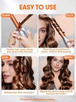 دستگاه فر کننده چرخشی اتوماتیک حرارتی مو شیگلم sheglam it-curl rotating curling iron - Image 5