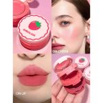 رژ لب و رژگونه 3 طبقه شیگلم Sheglam Strawberry Whirl Cheek & Lip Cream Stack - Image 3