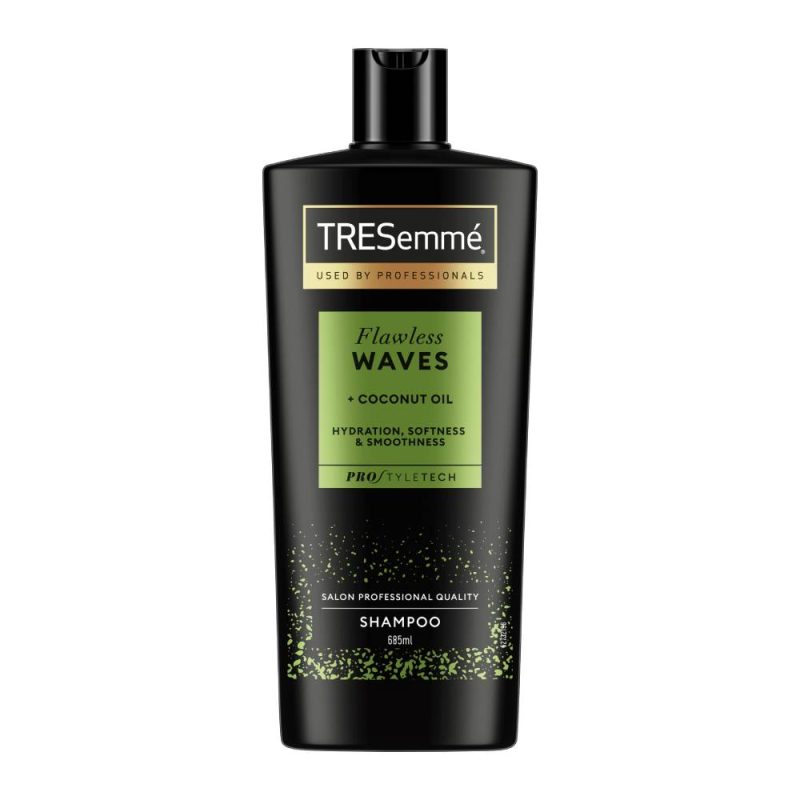 شامپو آبرسان موهای مجعد ترزمه TRESemme Flawless Waves حجم 685 میل - Image 1