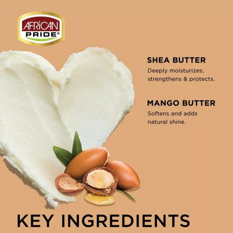 اکتیویتور و شیر مو آفریکن پراید African pride حجم 355 میل - Image 3