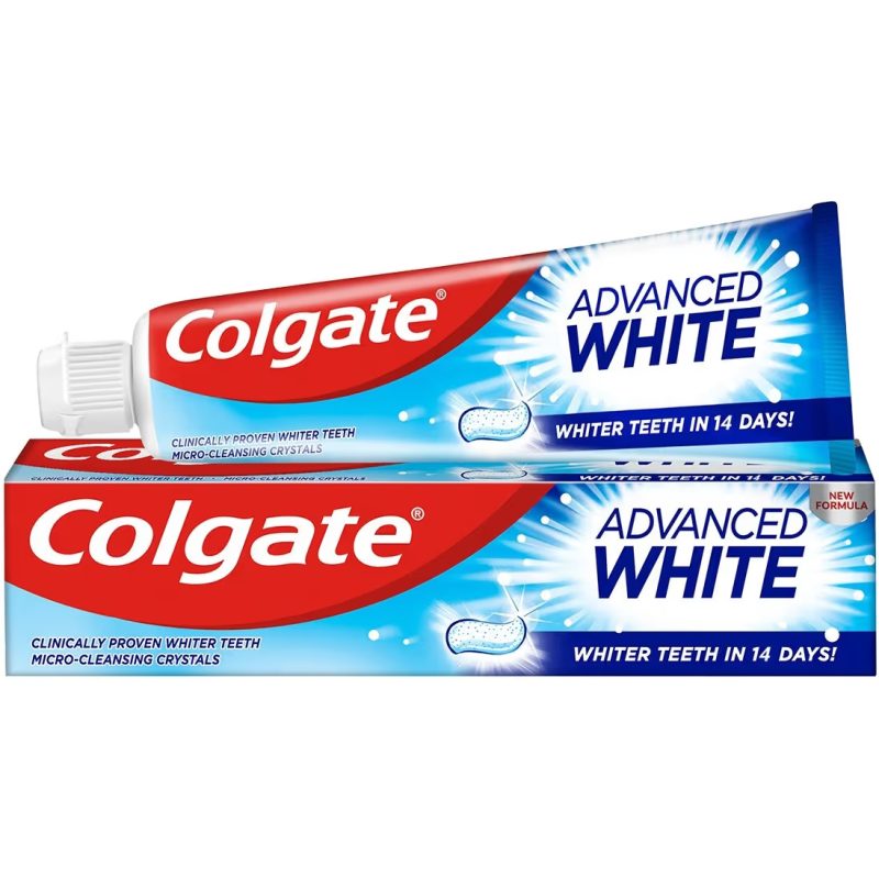 خمیردندان سفید کننده کلگیت Colgate Advanced White حجم 100 میل - Image 1